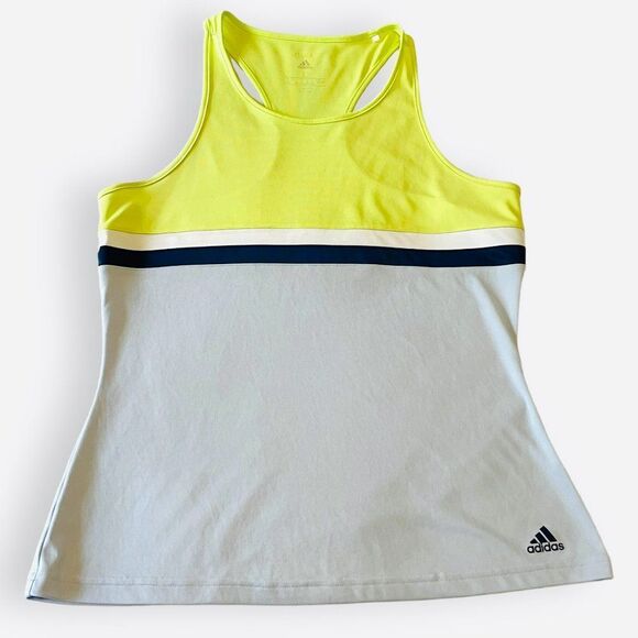 Adidas Women's Club Tennis Tank Semi Frozen Yellow CE1481 L - Picture 12 of 12